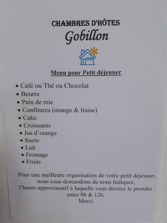 Chambres D'Hotes Gobillon Maintenon Exteriér fotografie